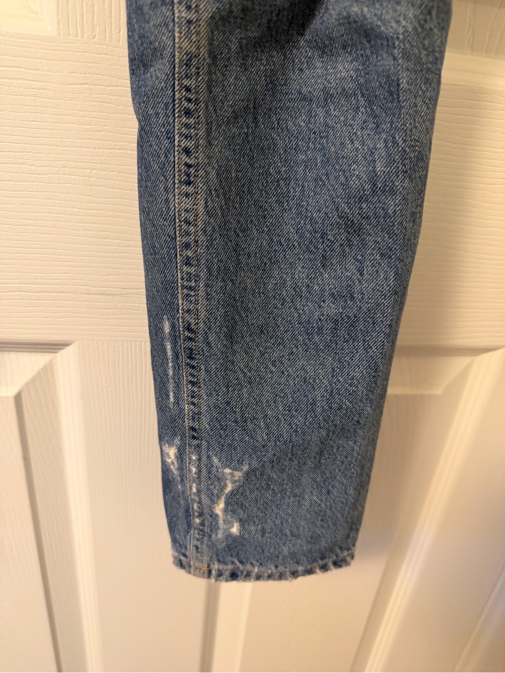 Agolde High Rise Distressed Jeans - Picture 3 of 11
